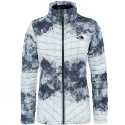 The North Face Womens ThermoBall Jacket Borealis Tonal Print The North Face Womens ThermoBall Jacket Borealis Tonal Print